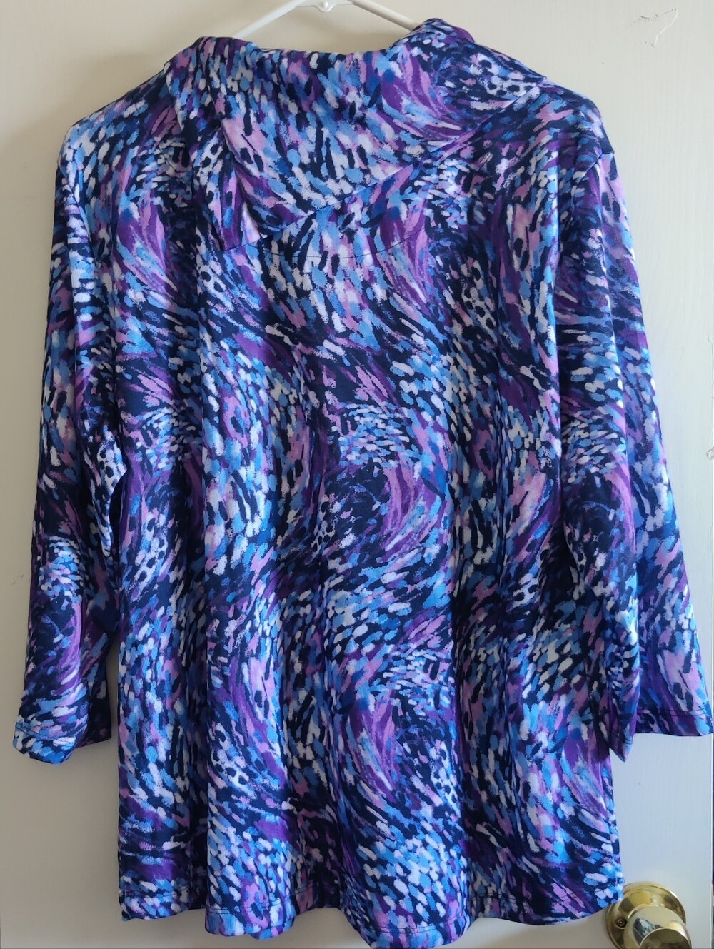 Allison Daley Printed Cowl Neck Top - Picture 2 of 5